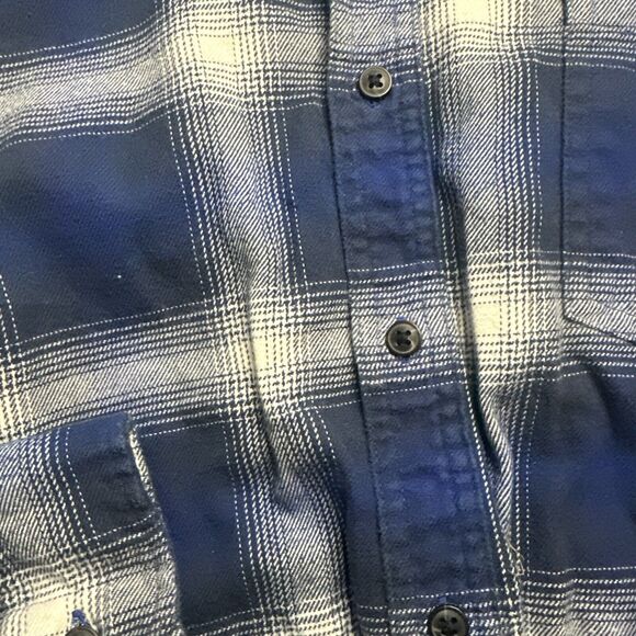 Amazon Essentials Mens Flannel Shirt Button Up Med Reg Fit Long Sleeve Plaid - Picture 3 of 3